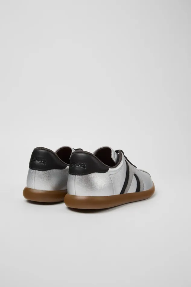 Sneakers Women Camper Pelotas Soller Silverblack Leather Sneakers Sneakers Women Camper Pelotas Soller Silverblack Leather Sneakers