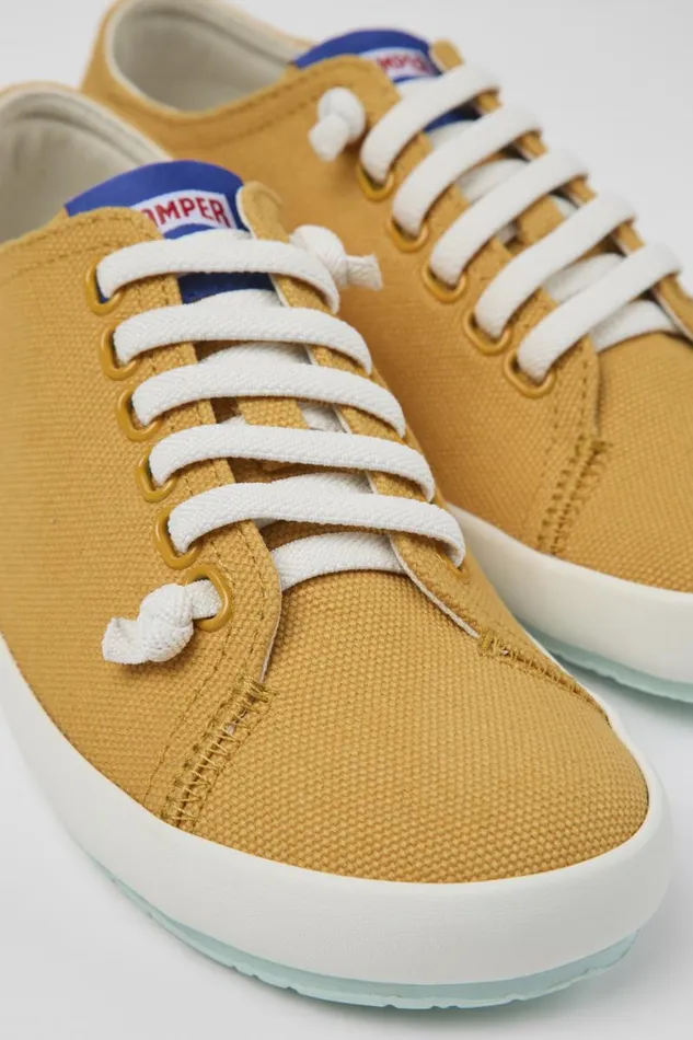 Sneakers Women Camper Peu Rambla Orange Textile Sneaker