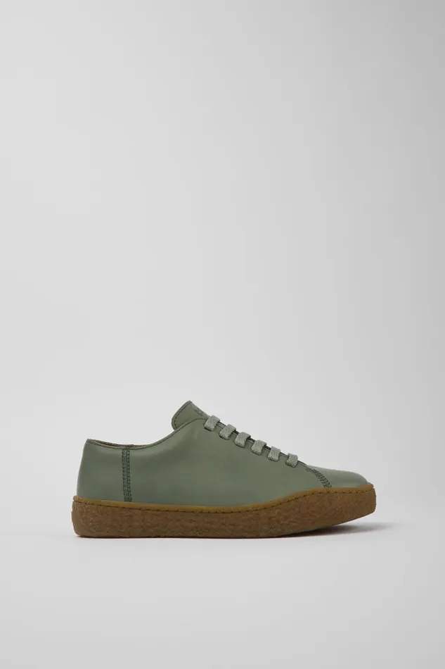 Sneakers Women Camper Peu Terreno Green Leather Shoes Sneakers Women Camper Peu Terreno Green Leather Shoes
