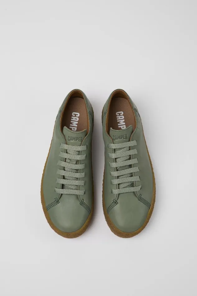 Sneakers Women Camper Peu Terreno Green Leather Shoes Sneakers Women Camper Peu Terreno Green Leather Shoes