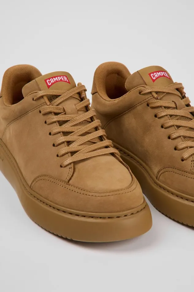 Sneakers Women Camper Runner K21 Brown Nubuck Sneaker
