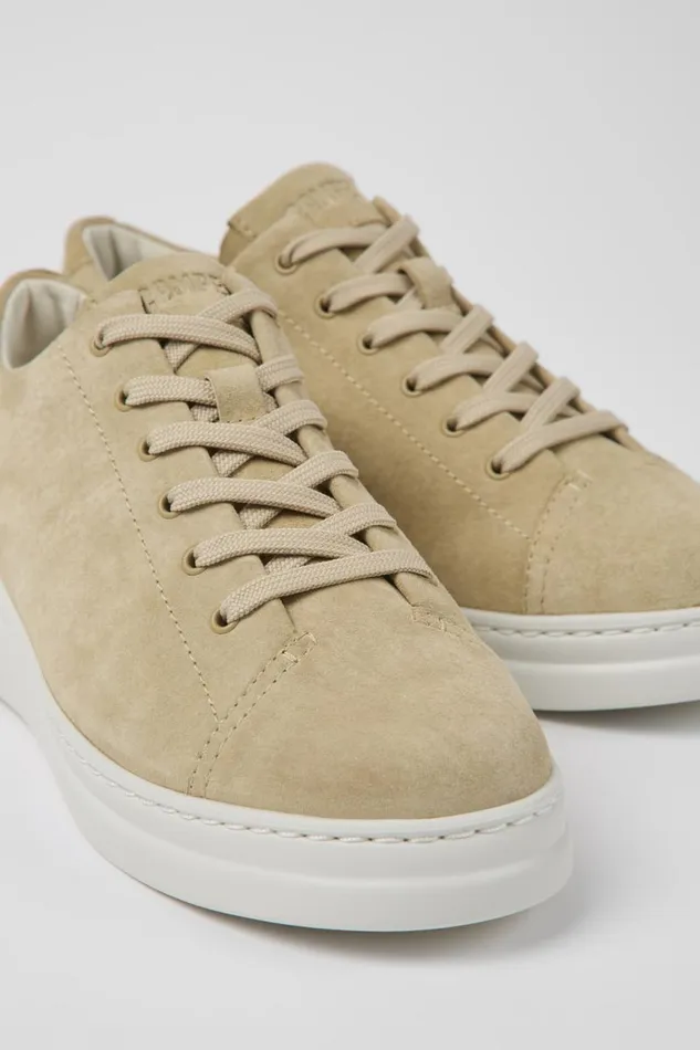Sneakers Women Camper Runner Up Beige Nubuck Sneakers