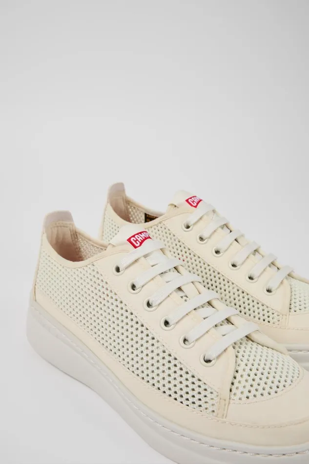 Sneakers Women Camper Runner White Textile Sneaker