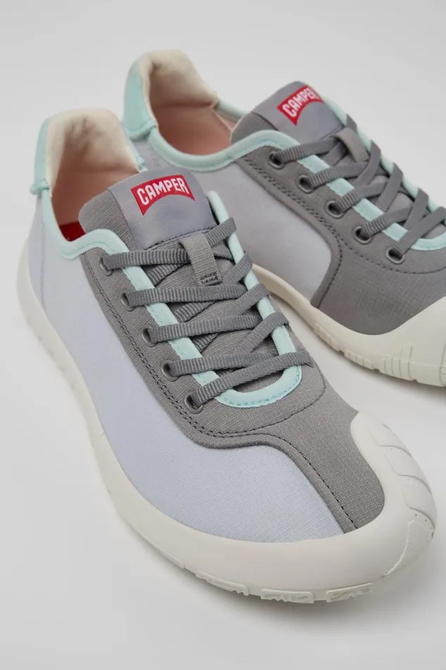 Sneakers Women Camper Twins Multicolored Textile Sneaker