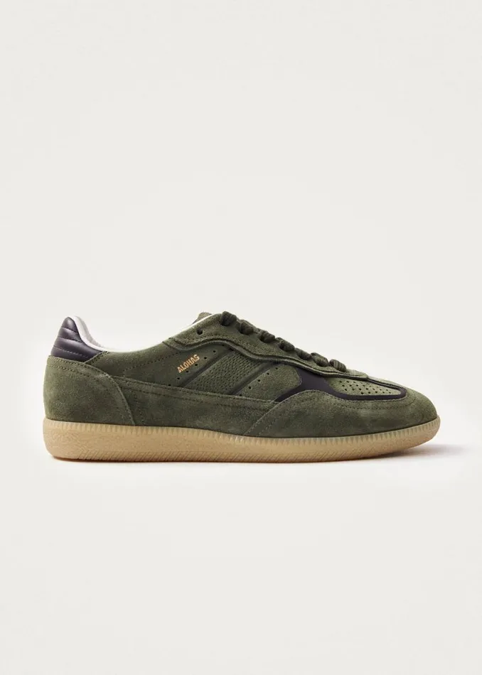 Sneakers WomenMen ALOHAS Tb490 Rife Dusty Olive Leather Sneakers