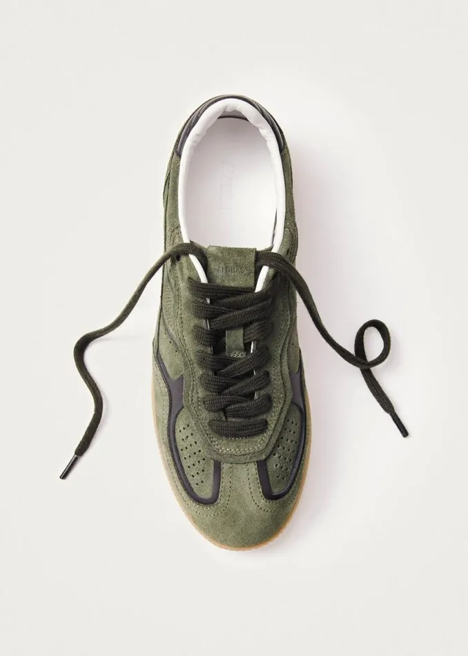 Sneakers WomenMen ALOHAS Tb490 Rife Dusty Olive Leather Sneakers
