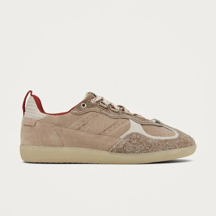 Sneakers WomenMen ALOHAS Tb490 Trek Beige Leather Sneakers