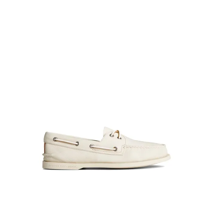 Sperry Authentic Original 2Eye Nubuck Boat Shoe Bone Men Boat Shoes