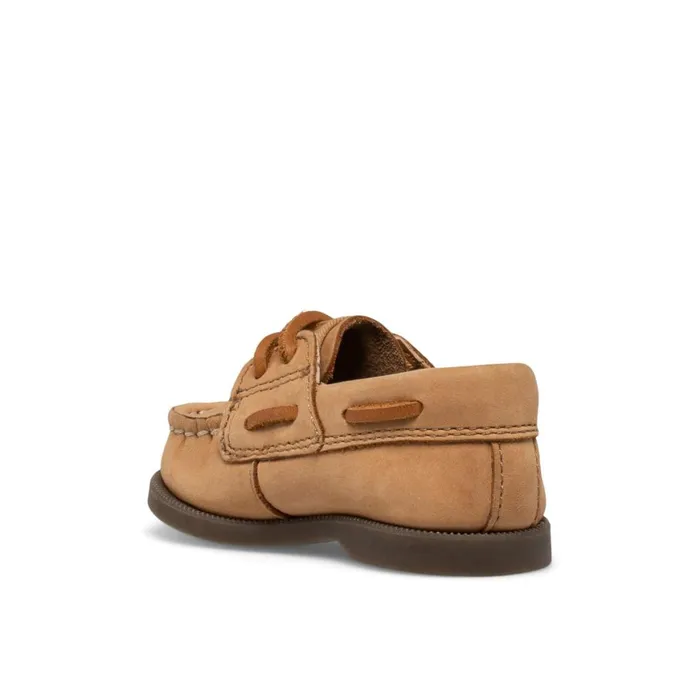 Sperry Authentic Original Crib Hook and Loop Boat Shoe Natural Kids Boat Shoes