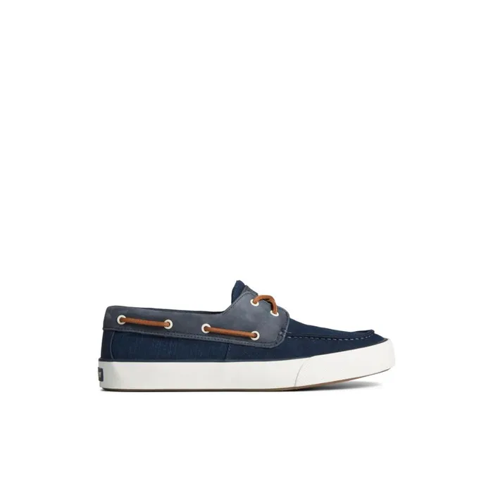 Sperry Bahama II Linen Sneaker Navy Men Sneakers