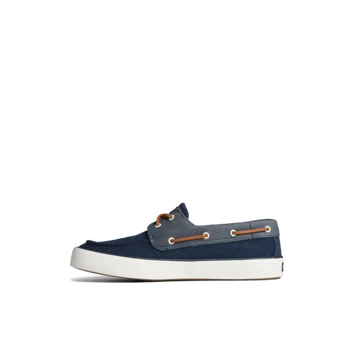 Sperry Bahama II Linen Sneaker Navy Men Sneakers
