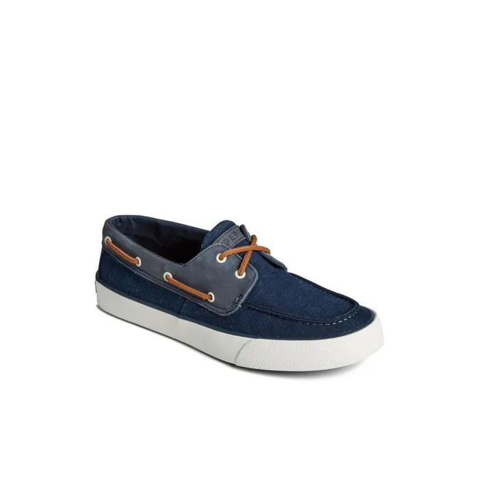 Sperry Bahama II Linen Sneaker Navy Men Sneakers