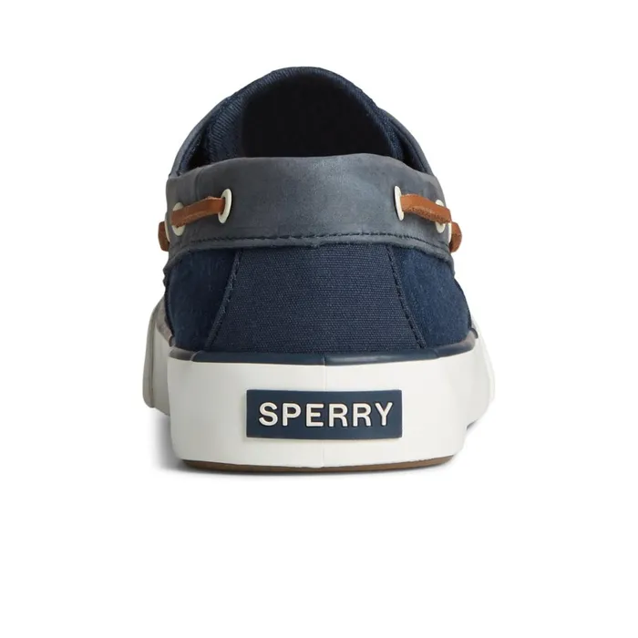 Sperry Bahama II Linen Sneaker Navy Men Sneakers