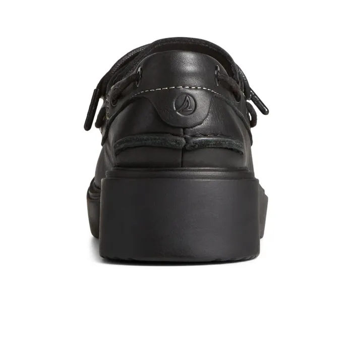 Sperry Bayside Boat Shoe Black Women Boat Shoes