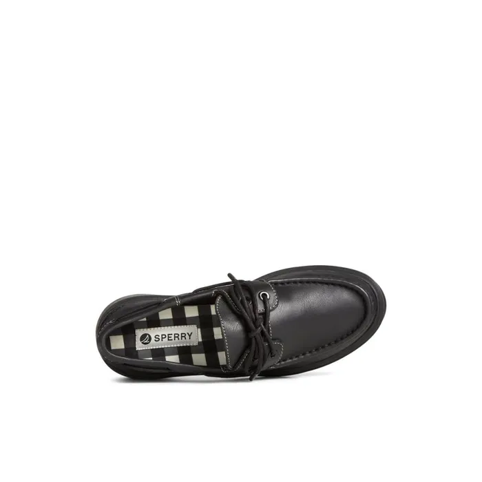 Sperry Bayside Boat Shoe Black Women Boat Shoes