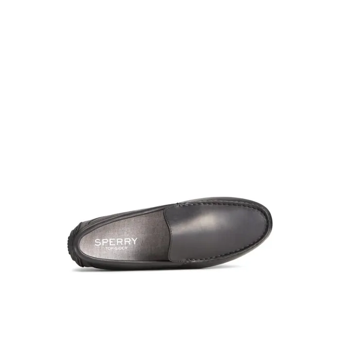 Sperry Davenport Venetian Driver Black Men Loafers and Oxfords