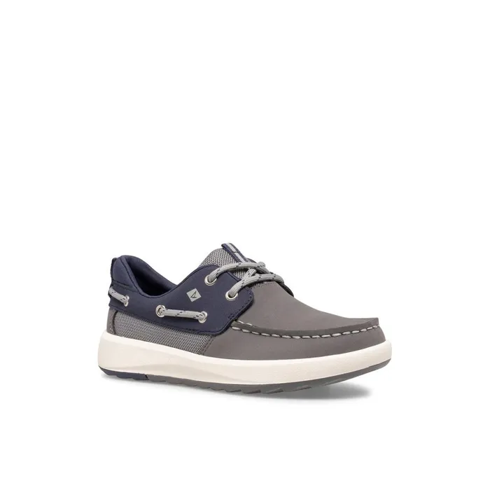 Sperry Fairwater PLUSHWAVE Boat Shoe Grey Kids Sneakers