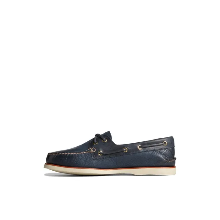 Sperry Gold Cup Authentic Original Rivingston Boat Shoe Navy Men Boat Shoes