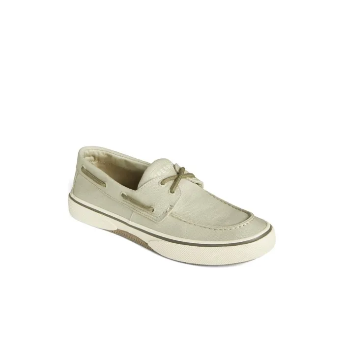 Sperry Halyard 2Eye Boat Shoe Bone Men Sneakers