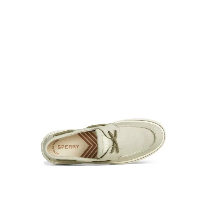 Sperry Halyard 2Eye Boat Shoe Bone Men Sneakers