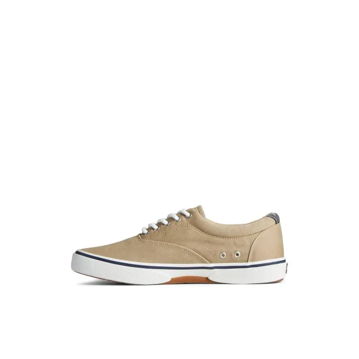 Sperry Halyard CVO Salt Washed Sneaker Khaki Men Sneakers