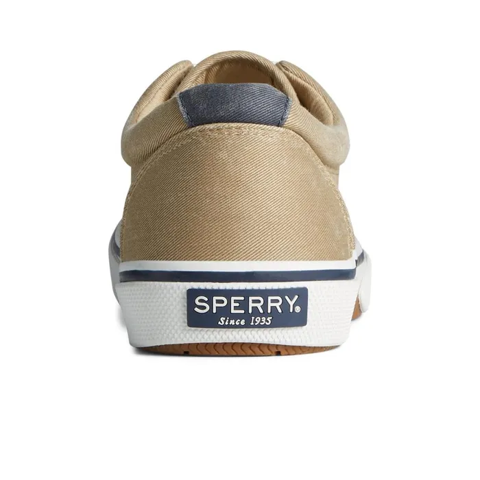 Sperry Halyard CVO Salt Washed Sneaker Khaki Men Sneakers
