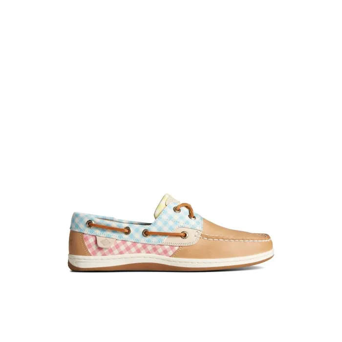 Sperry Koifish Gingham Boat Shoe Brown Primary 8211 Multi Women Boat Shoes