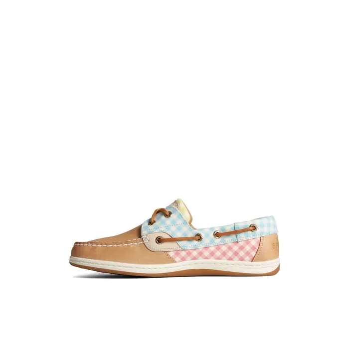 Sperry Koifish Gingham Boat Shoe Brown Primary 8211 Multi Women Boat Shoes