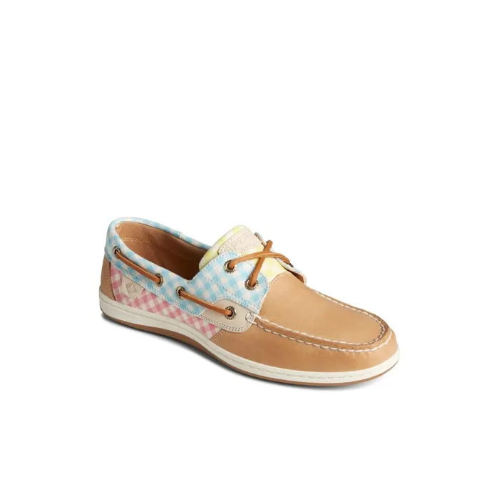 Sperry Koifish Gingham Boat Shoe Brown Primary 8211 Multi Women Boat Shoes