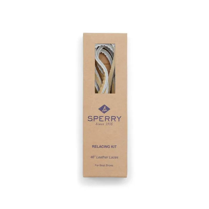 Sperry Lace Kit With Needle Tan Men Shoe Care and Laces