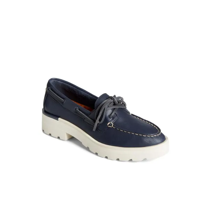 Sperry Lug Boat Shoe Navy Women Boat Shoes