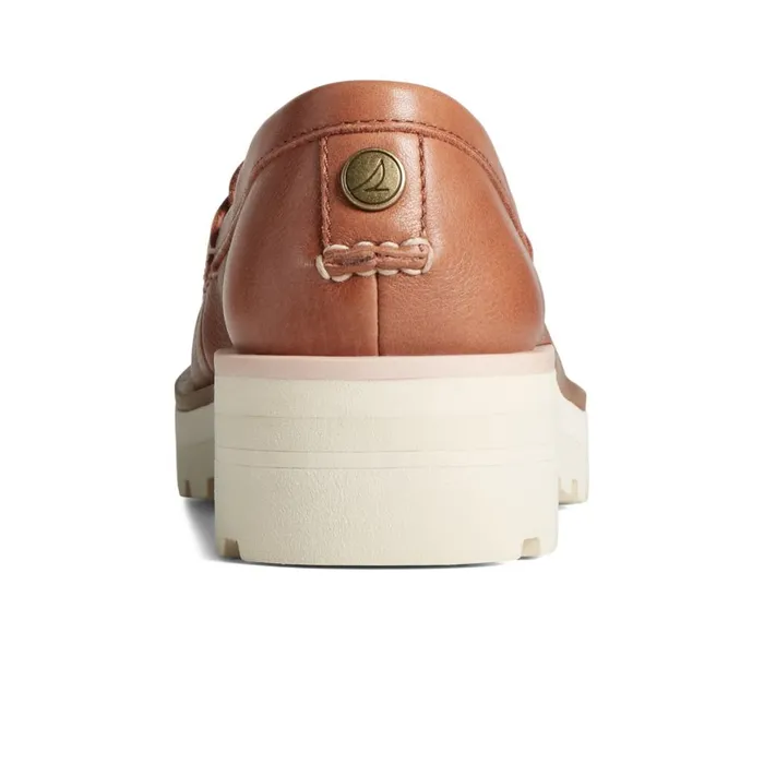 Sperry Lug Penny Loafer Medium Beige Women Shoes