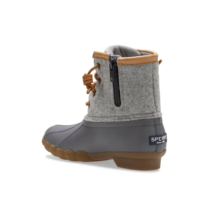 Sperry Saltwater Wool Duck Boot Grey Kids Boots
