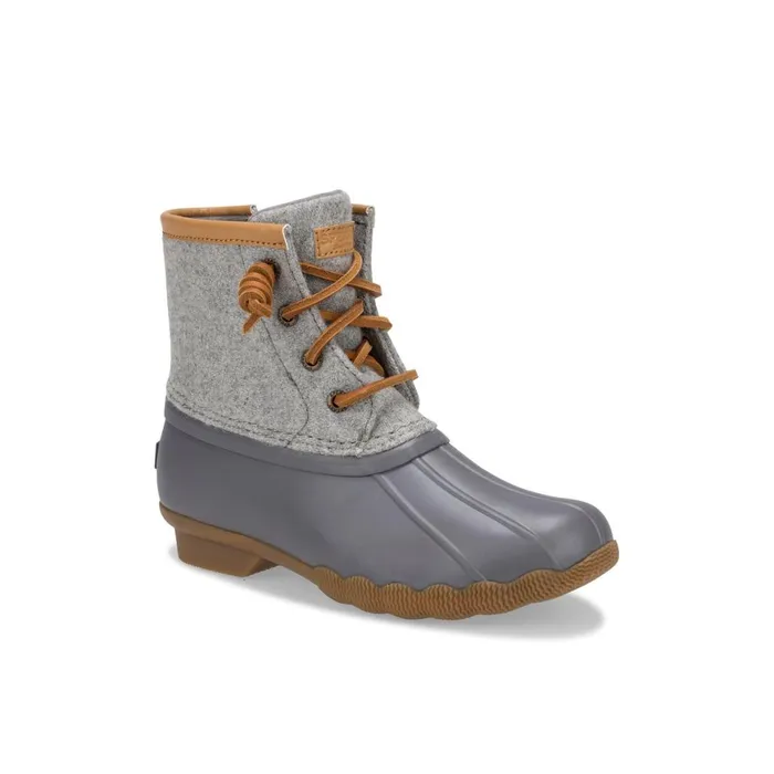 Sperry Saltwater Wool Duck Boot Grey Kids Boots
