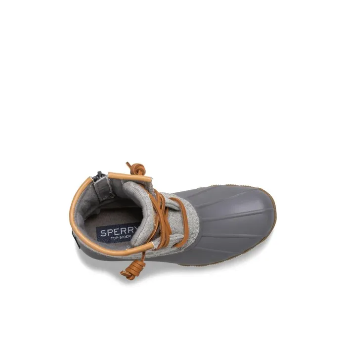 Sperry Saltwater Wool Duck Boot Grey Kids Boots
