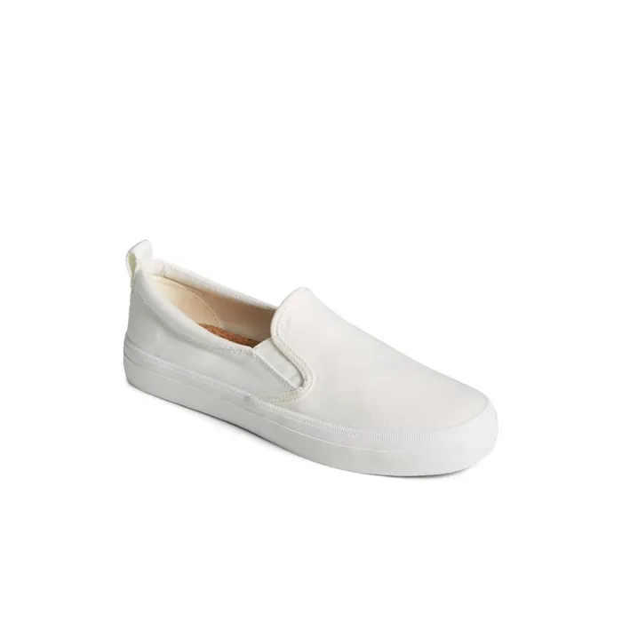 Sperry SeaCycled Crest Twin Gore Canvas Sneaker White Women Sneakers