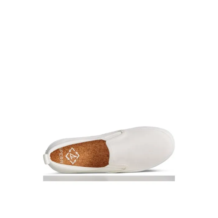 Sperry SeaCycled Crest Twin Gore Canvas Sneaker White Women Sneakers