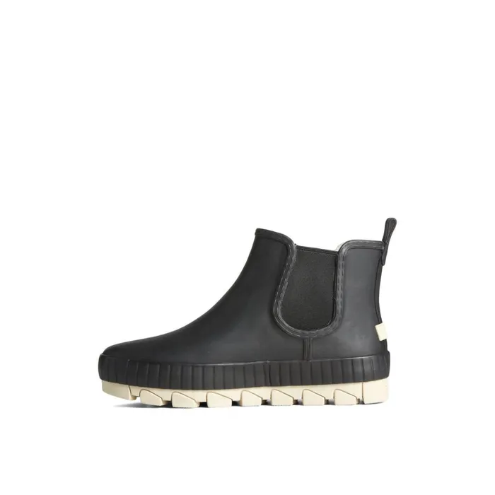 Sperry Torrent Chelsea Matte Waterproof Rain Boot Black Women Boots
