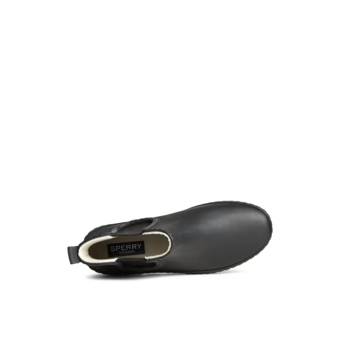 Sperry Torrent Chelsea Matte Waterproof Rain Boot Black Women Boots