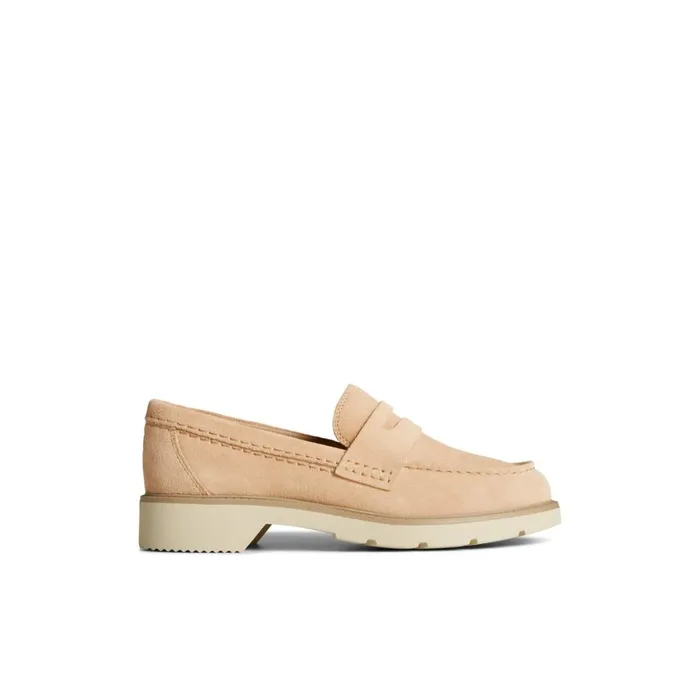 Sperry Wells Loafer Bone Women Oxfords and Loafers