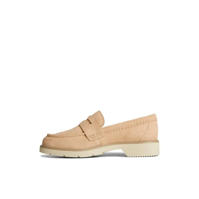 Sperry Wells Loafer Bone Women Oxfords and Loafers