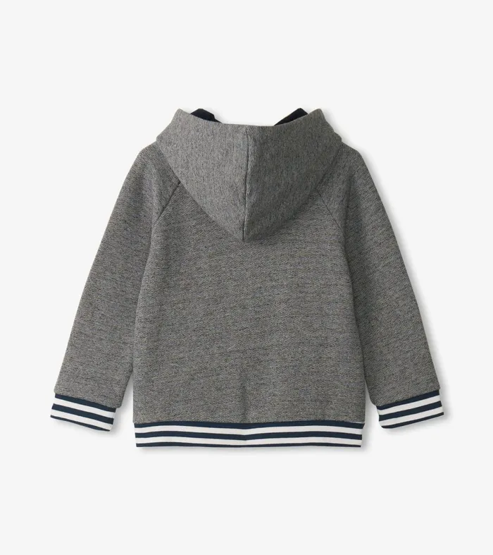 Sweaters Baby and Toddler Hatley Baby and Toddler Boys Flame Blue ZipUp Hoodie