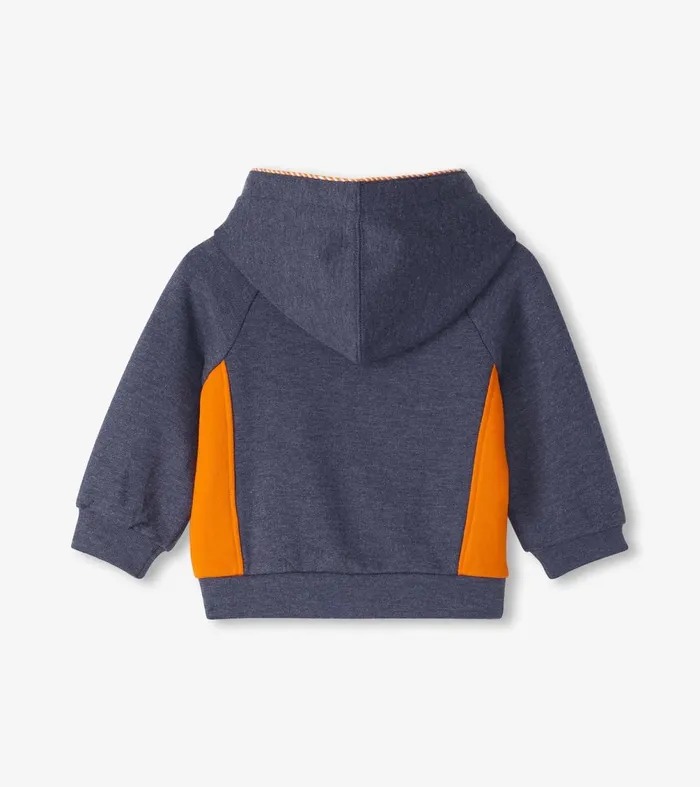 Sweaters Baby and Toddler Hatley Baby and Toddler Boys Oriole Stripe ZipUp Hoodie
