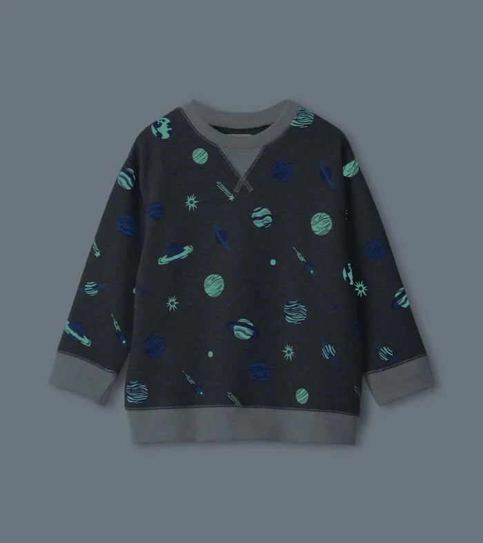 Sweaters Boys Hatley Boys Space Explorer Pullover