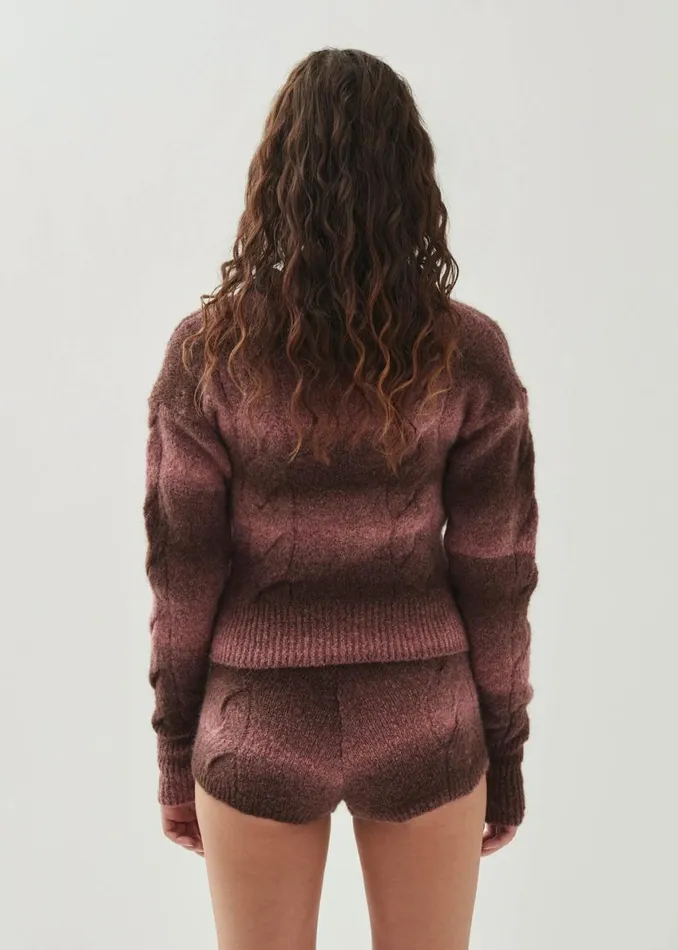 Sweaters Cardigans Women ALOHAS Aspen Pink Sweater