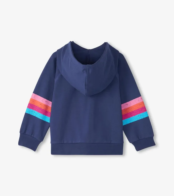 Sweaters Girls Hatley Girls Star Girl ZipUp Hoodie