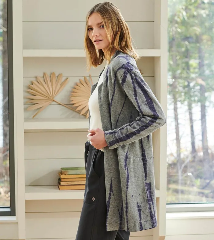 Sweaters Women Hatley Ami Cardigan 8211 Storm Tie Dye