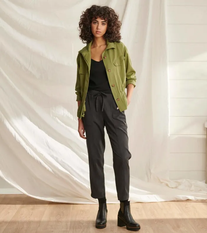 Sweaters Women Hatley Camden Jacket 8211 Lodan Green