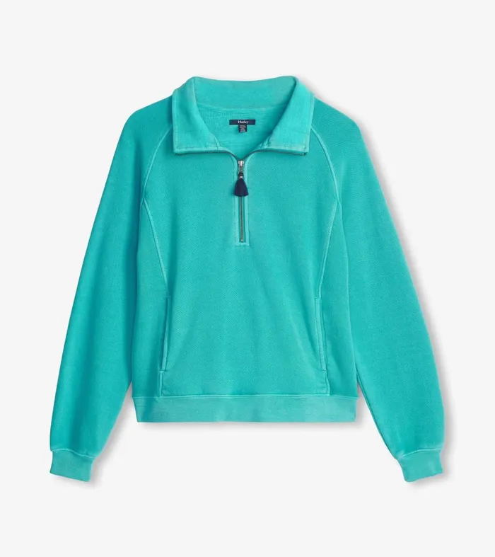Sweaters Women Hatley Mock Neck Pullover 8211 Baltic