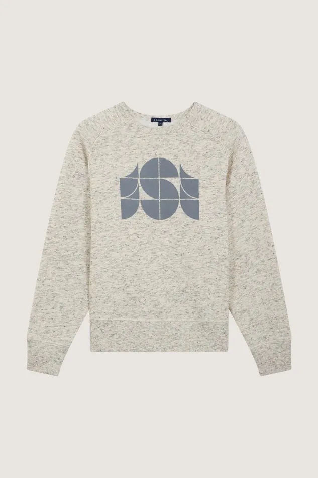 TShirts and Sweatshirts Women Soeur PASCAL SWEATSHIRT Ecru Mottled